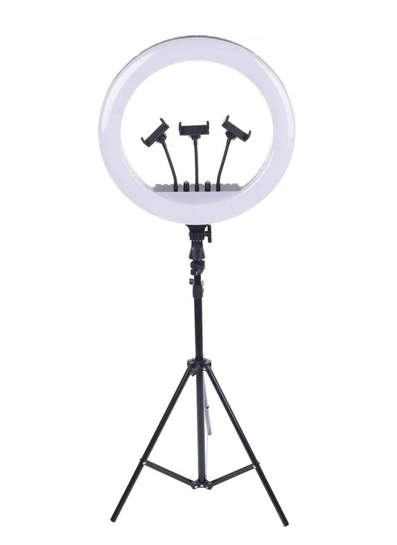 Generic - RL-18" LED Soft Ring Light with Remote Control, Adjustable Brightness, Non-Slip Design - Image 1