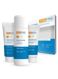 AcneFree Acne Free Sensitive Skin 24 Hr Clearing System 3 Step Acne Treatment Kit  - Image 1