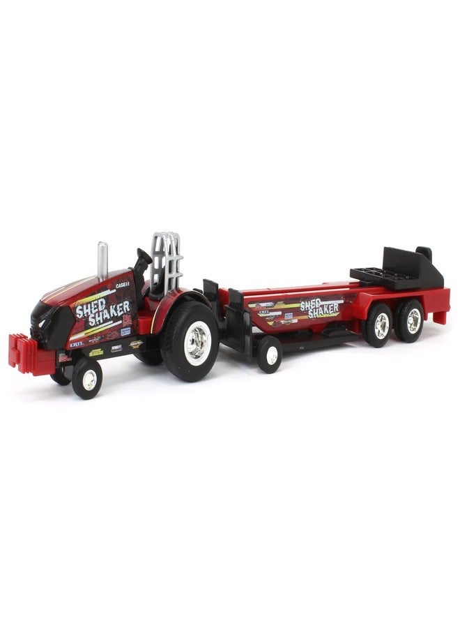 Case IH ERTL 1/64 Shed Shaker Pulling Tractor with Sled 47619 - Image 1