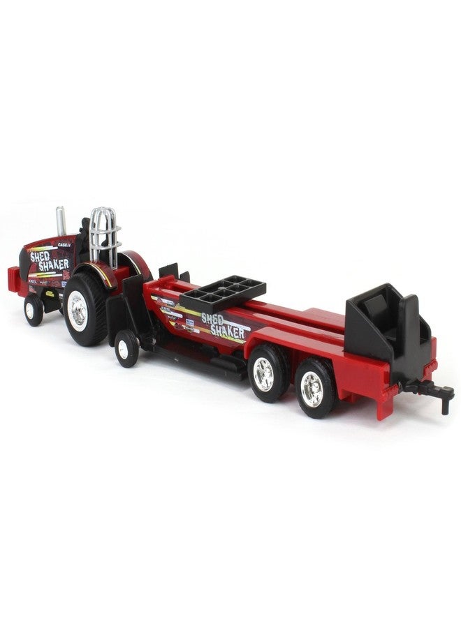 Case IH ERTL 1/64 Shed Shaker Pulling Tractor with Sled 47619 - Image 4