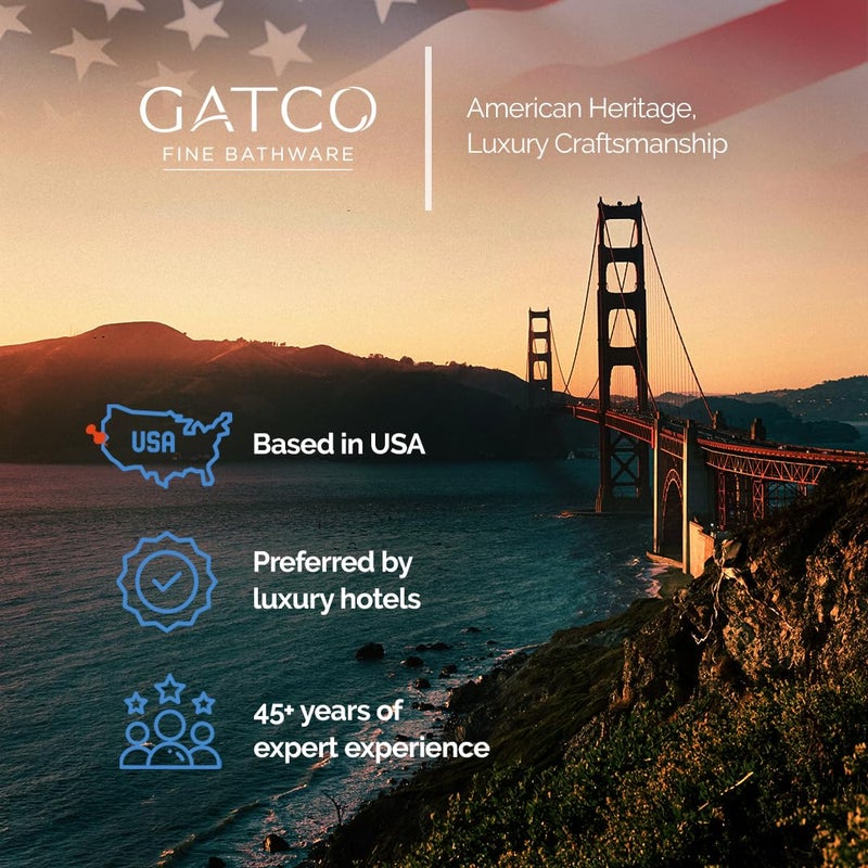 Gatco 1435SN Freestanding Toilet Paper Holder, 23.68â€ H, Satin Nickel Toilet Tissue Roll Holder Stand With Weighted and Padded Base For Bathroom - Image 4