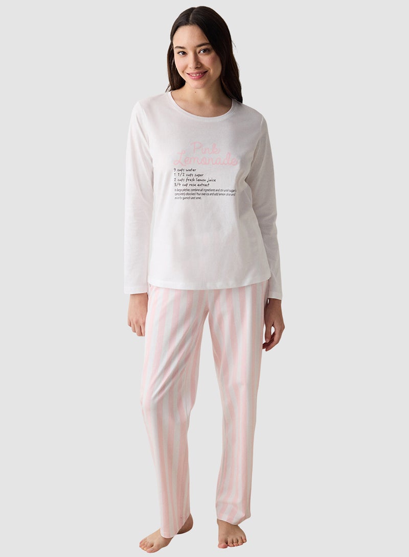 Penti Pink Lemonade Pyjama Set - Image 1