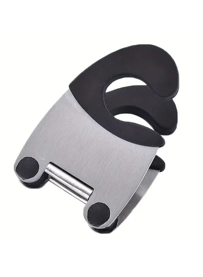 Black Stainless Steel Kitchen Organizer Rack With Heat Resistant Spoon Holder - Image 5