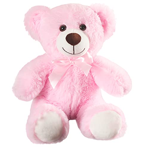 SNOWOLF Teddy Bear Plush Cute Stuffed Animal Toys Pillow Bear Doll Gift for Kids Boys Girls Birthday Christmas Valentines Day 137In35CM Pink - Image 1