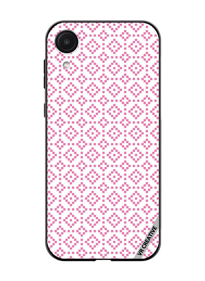 Protective Case Cover For Samsung Galaxy A03 Core Strips Design Multicolour