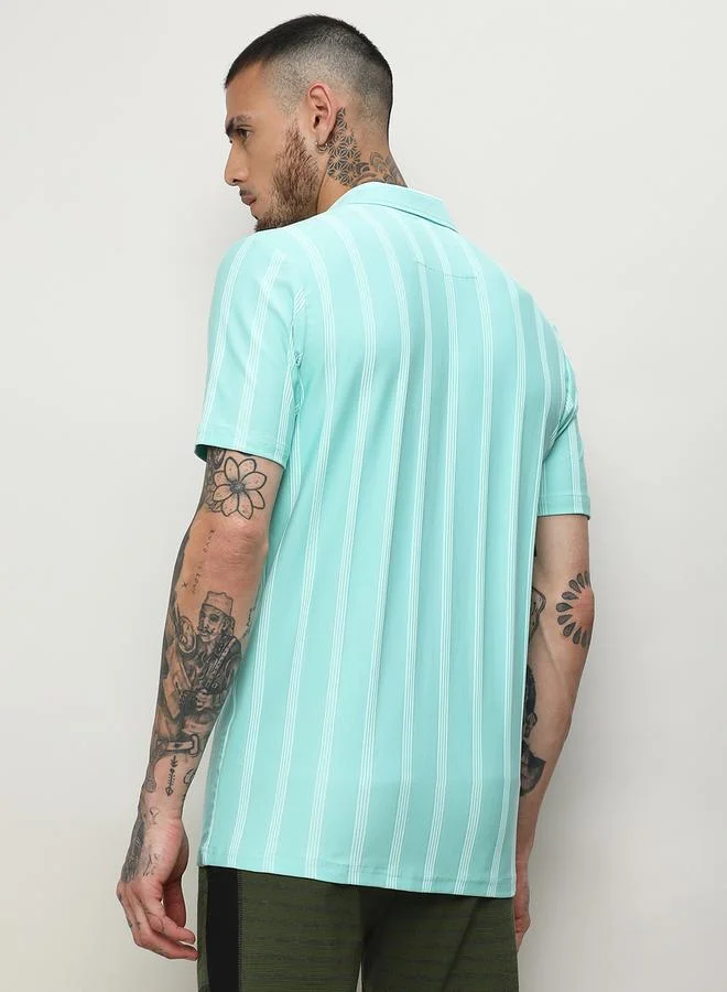 Campus Sutra Campus Sutra Striped Regular Fit Shirt