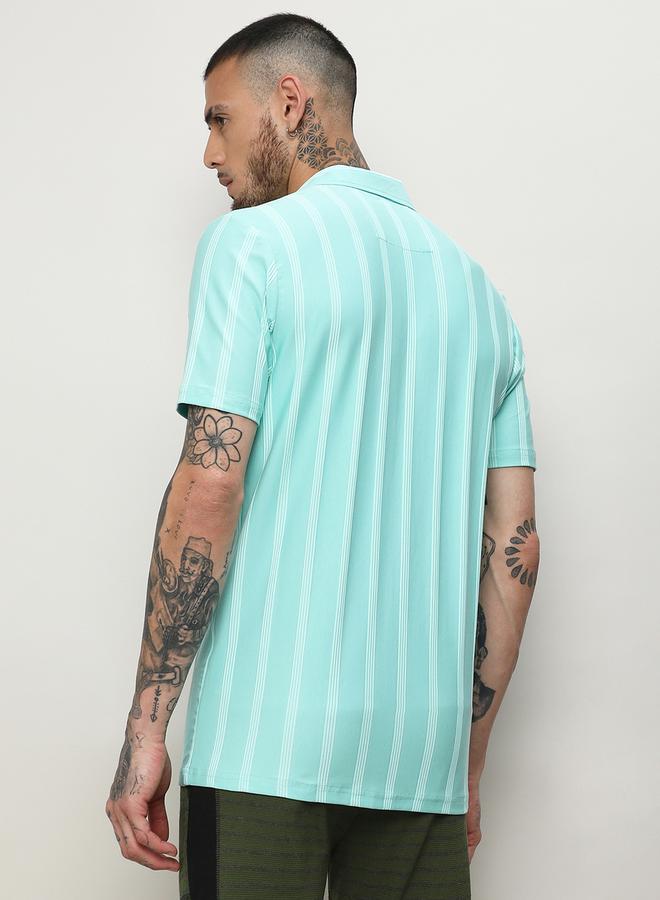 كامبوس سوترا قميص كامبس سوترا مخطط بقصة عادية - Image 3