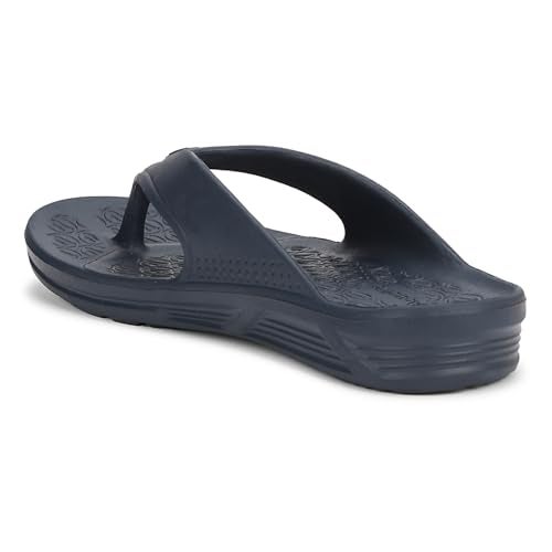 Aqualite AL-1251 Slippers for Men with Comfotable Sole Slip-On Flat Flip Flops, Sliders, Chappal & Comfortable Slipper for Men Navy - Image 5