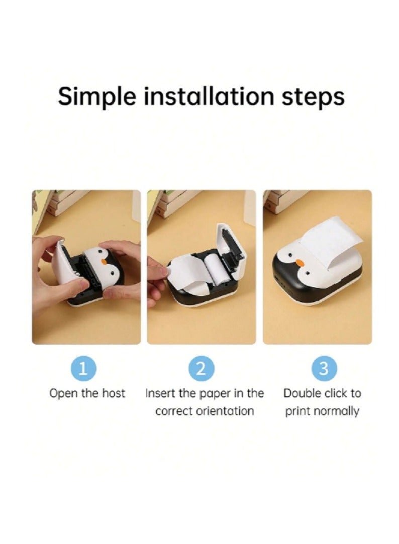 Mini Bluetooth thermal printer , Wireless Photo Printer, Rechargeable - Image 3