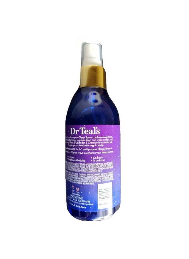 Dr Teal's Dr. Teal's Sleep Spray with Melatonin & Essential Oils (1 Bottle, 6 fl oz) - Nighttime Therapy Formula with Chamomile & Lavender - Relieves the Mind from Daily Stress & Promotes a Better Nights Sleep  - Image 2