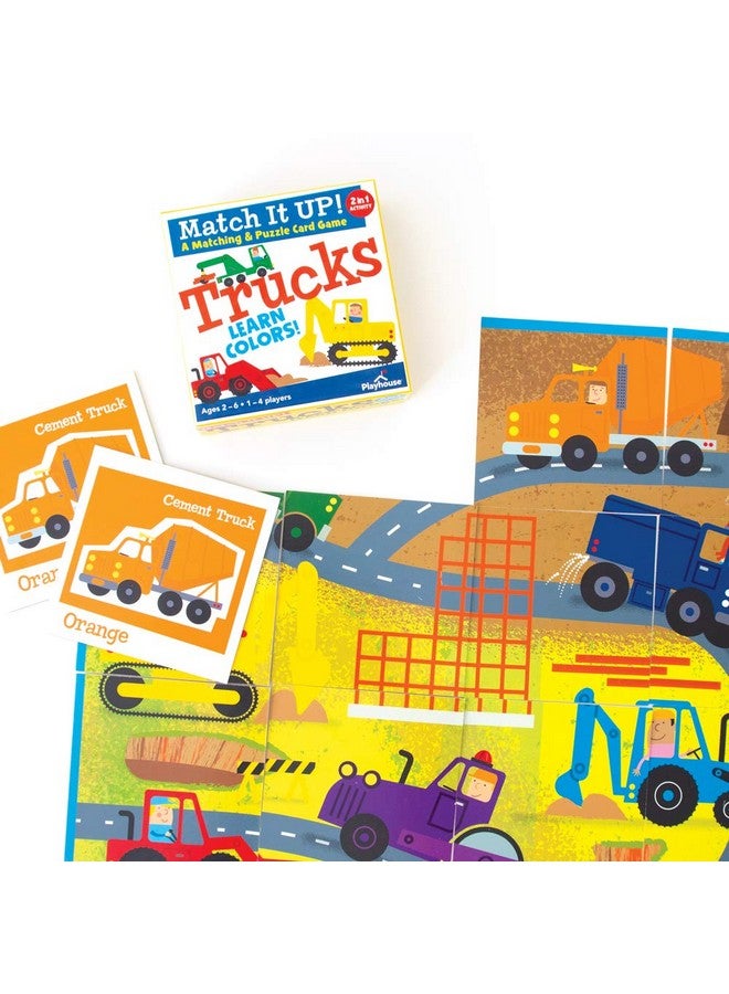 Playhouse بيت اللعب مطابقة! شاحنات لعبة مطابقة الألوان والألغاز للأطفال - Image 2