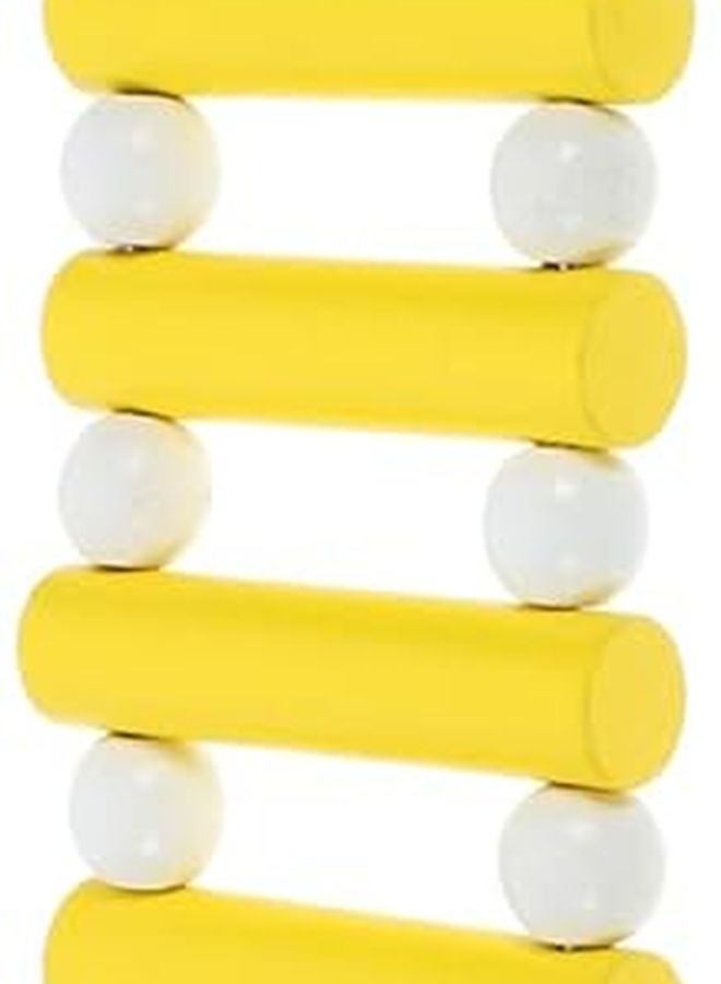 5Pcs Yellow Wooden Climbing Ladder Platform Bridge For Hamster Rat Cage Toy 17X9X8 5CM - Image 4