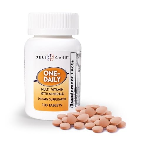 GeriCare One-Daily Multivitamins with Minerals for Men & Women (100 Tablets) by GeriCare| High-Potency Multi-Vitamin & Multimineral Dietary Supplement for Immunity, Energy| Complete Daily Nutritional Support - Image 1
