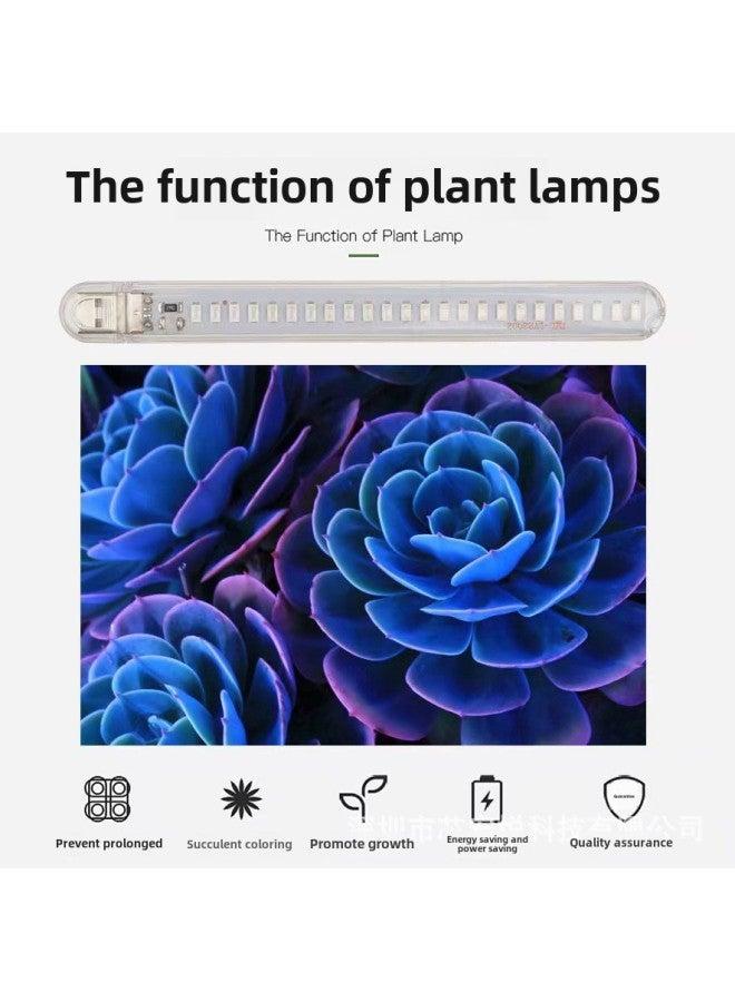 مصباح LED داخلي لزراعة الأعشاب مع حامل مكتبي قابل للتعديل - مناسب للنباتات العصارية والزهور والنباتات المنزلية وهدايا الأعياد - إضاءة كاملة الطيف بقوة 21 واط - Image 5