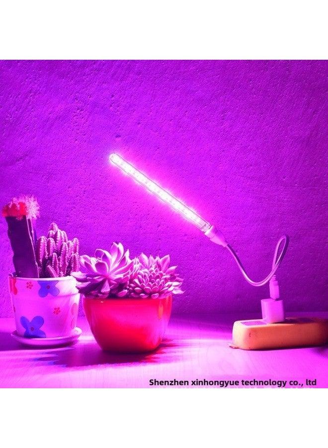 مصباح LED داخلي لزراعة الأعشاب مع حامل مكتبي قابل للتعديل - مناسب للنباتات العصارية والزهور والنباتات المنزلية وهدايا الأعياد - إضاءة كاملة الطيف بقوة 21 واط - Image 1