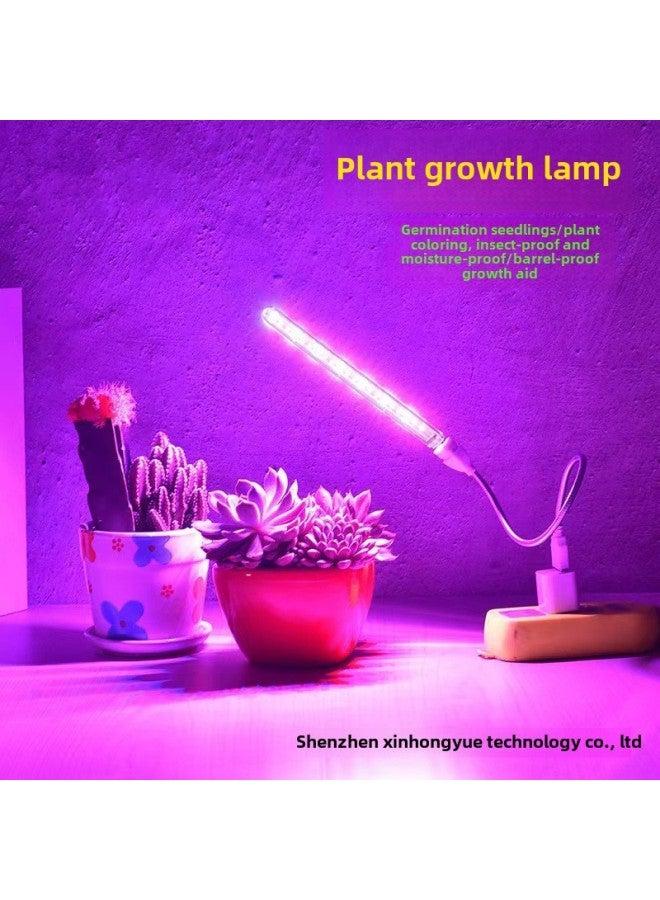 مصباح LED داخلي لزراعة الأعشاب مع حامل مكتبي قابل للتعديل - مناسب للنباتات العصارية والزهور والنباتات المنزلية وهدايا الأعياد - إضاءة كاملة الطيف بقوة 21 واط - Image 2