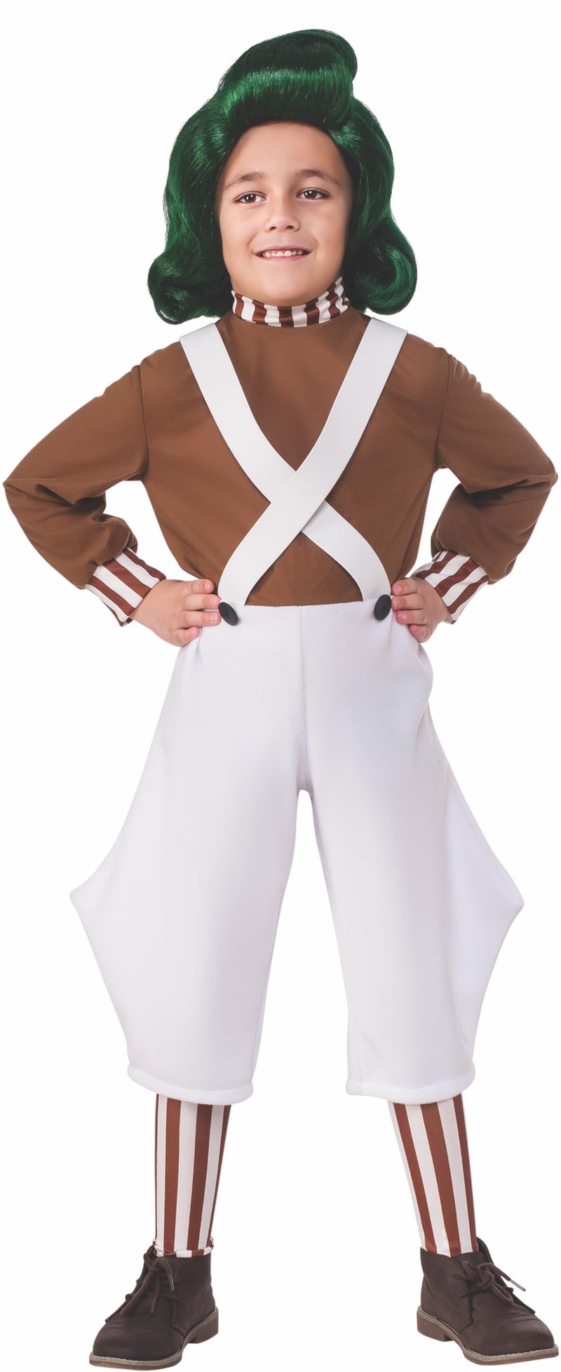 Rubies Kids Willy Wonka The Chocolate Factory Oompa Loompa Value Costume for Themed Parties and Halloween Small