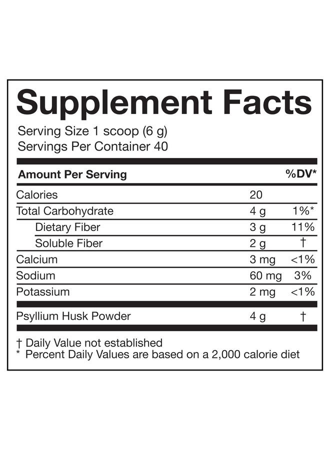 Gut Sweep - Daily Digestion Supplement - Psyllium Husk Fiber - Supports Appetite Control - Gluten Free & Plant Based - Keto & Paleo Friendly - 40 Servings - Mixed Berry - Image 5