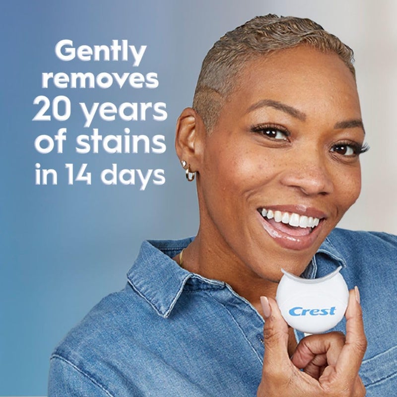 Crest 3D Whitestrips Sensitive & Gentle + LED Light â€“ Teeth Whitening Kit, 1 Light + 14 Treatments, Each with 1 Upper/1Lower, 28 Strips â€“ Crest 3DWhite Teeth Whitening Strips - Image 4