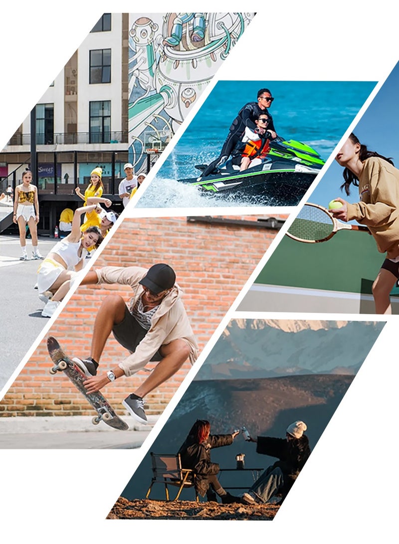 SANDA 6200 Fashion Trend Electronic Watch Multi functional Alarm Clock Waterproof Cool Male and Female Student Watches - Image 4