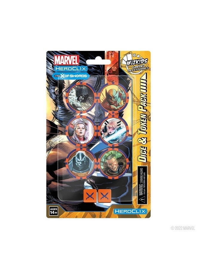 ويزكيدز Marvel HeroClix: X-Men X من النرد والرموز المميزة