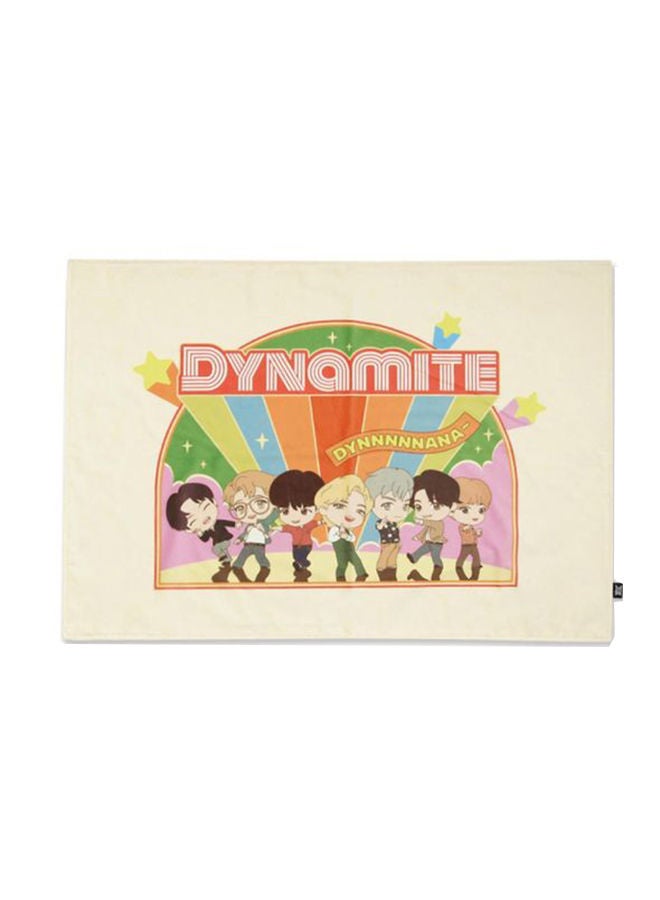 BT21 TinyTAN Dynamite Single Size Blanket Polyester 100 x 73 cm -Multicolour  - Image 1