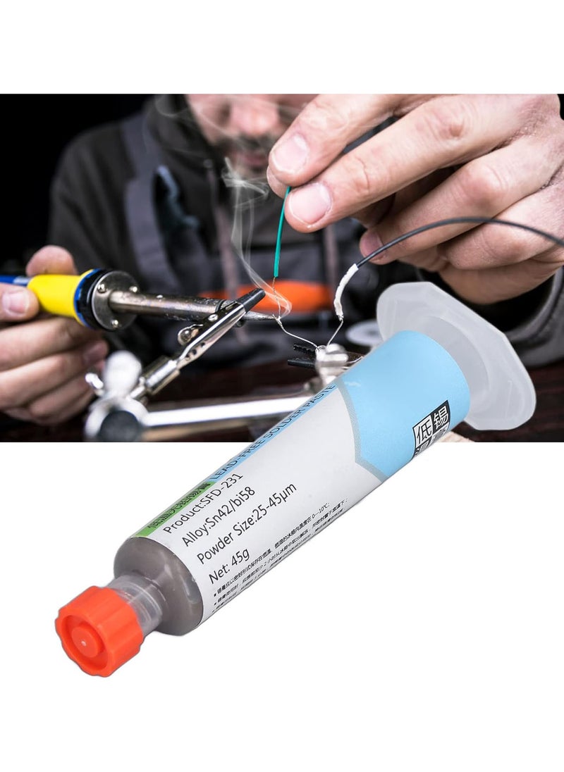GGOOT - Low Temperature Flux Paste Solder Flux Tin Paste Soldering Grease Gel Solder Paste CPU Repairs Tool - Image 1