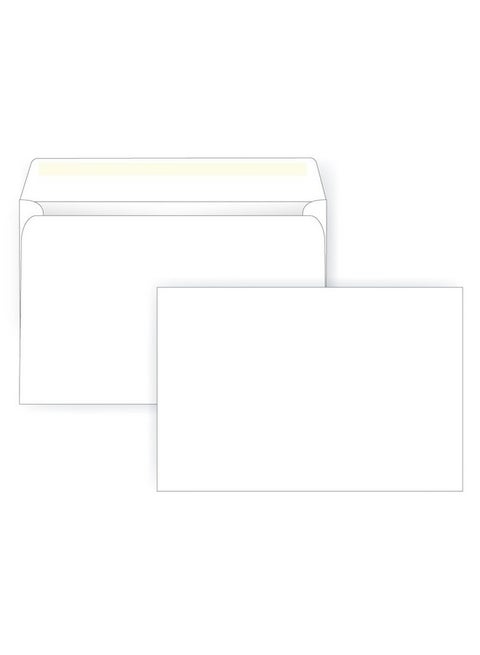 6 1/2 × 9 1/2 ظرف كتيب 24 جانب أبيض مفتوح (6.5 × 9.5) سلسلة أظرف كبيرة (عبوة من 100)