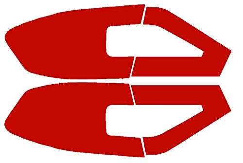 SlickMod Precut Vinyl Tint Cover for 20082014 Subaru WRX Taillights with Cutout Hatchback RedOut