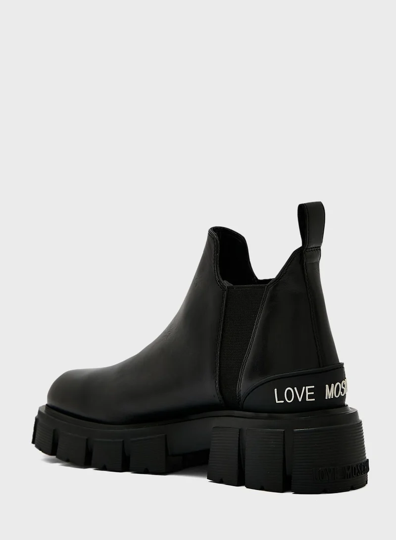 Love Moschino Winter Tassel Booties