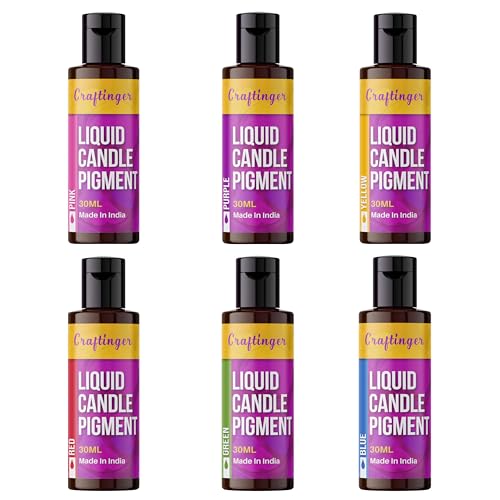Craftinger Liquid Candle Dye Pigment, Vibrant Color for Making, Colour for All Type Wax Soy,Gel, Paraffin,Bees Wax for for Adults & Beginners - Image 1
