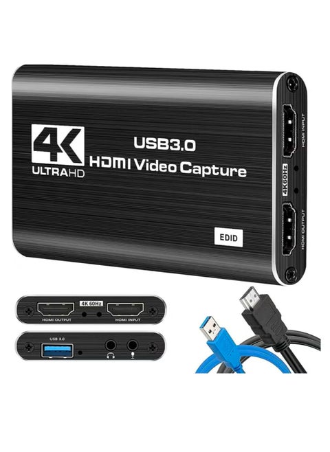4k live camera PS4 game set-top box recording usb30 video capture card