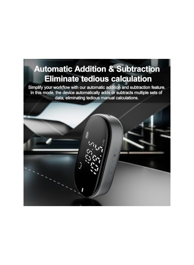 promass Digital Tape Measure, 328-ft Smart Measuring Tool for Complex Irregular Shapes – Large LCD, Unit Switching, Rechargeable for Body and Diameter Measurements - Image 3