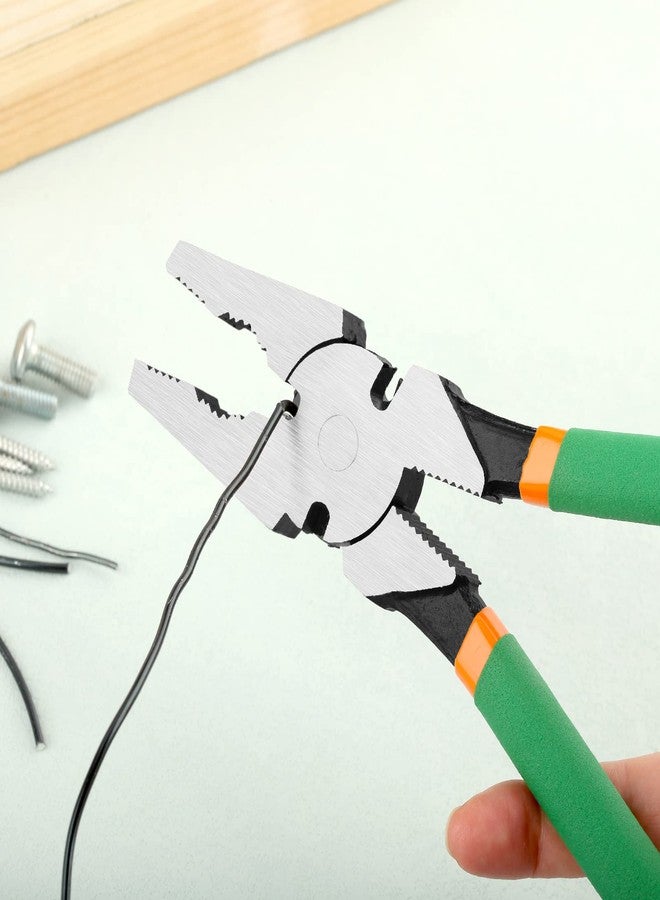 كماشة سياج LEONTOOL مقاس 10 بوصات مع قاطع أسلاك - أداة سياج مسطحة متعددة الأغراض شديدة التحمل لتثبيت وصيانة وإصلاح أسوار الأسلاك - Image 3