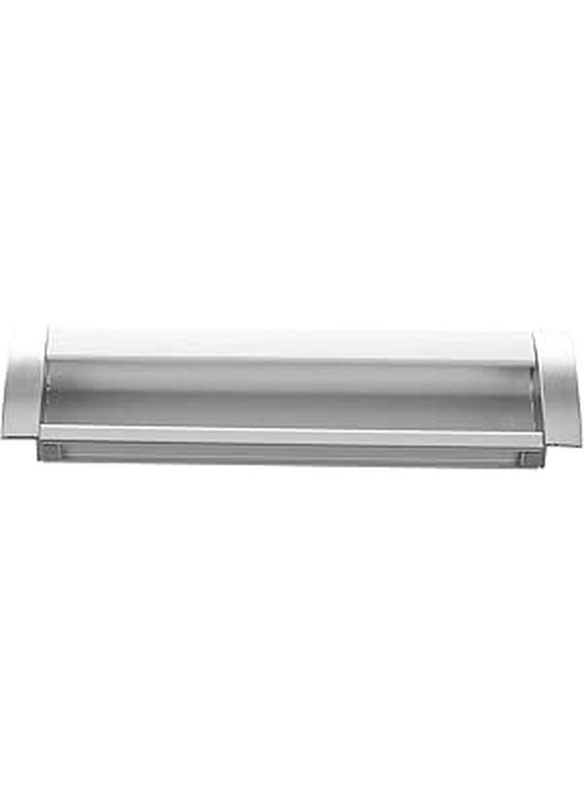 Recessed Flush Aluminum Hidden Pull Handle 128mm Hole Center for Sliding Closet Doors - Image 1