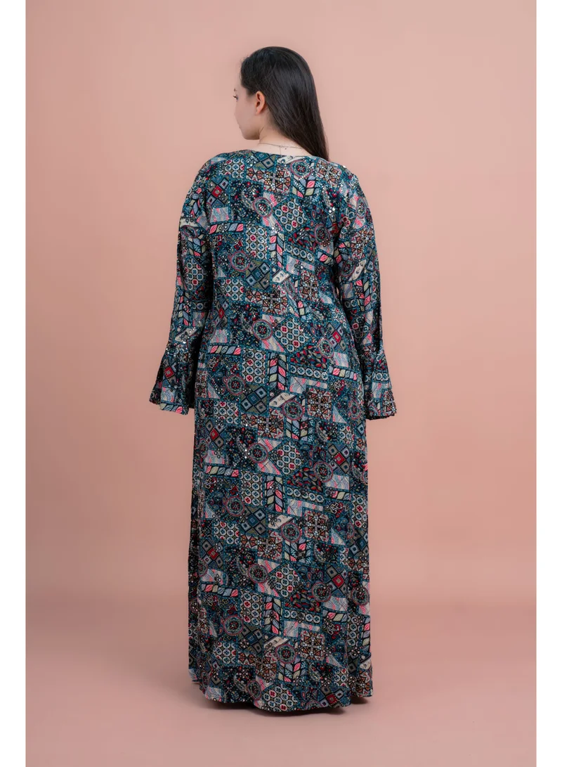 IKKXA Abstract Geometric Maxi