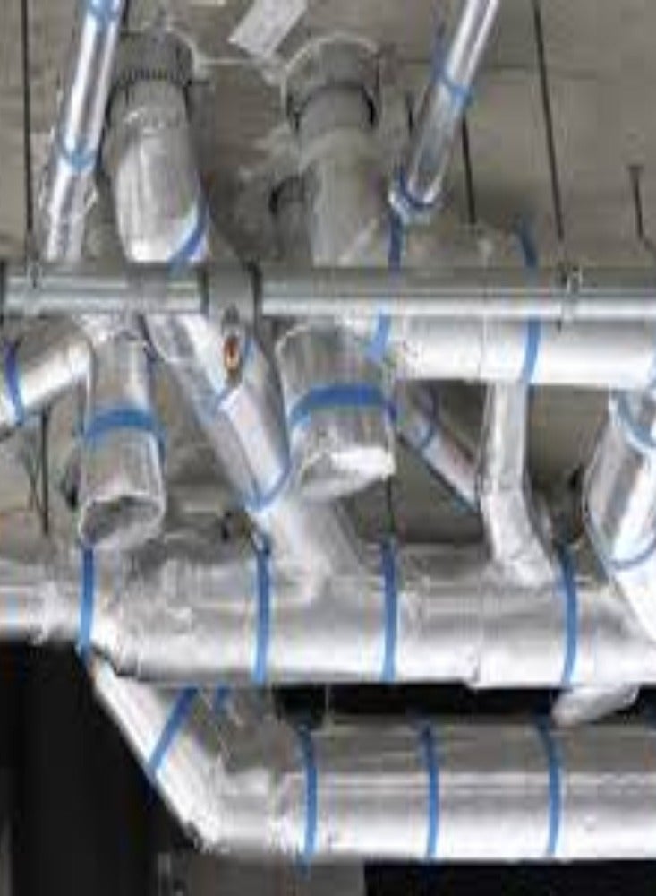 KNP Self-Adhesive Aluminum Pipe Insulation (25MM) is designed for superior thermal insulation and protection of pipes. - Image 2