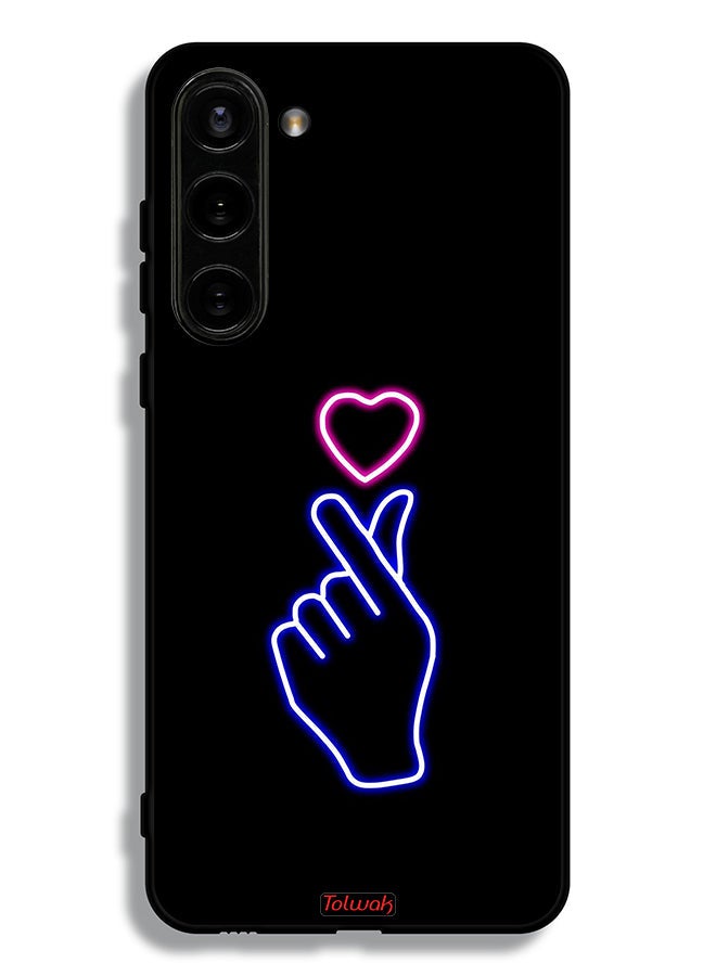 Tolwak Samsung Galaxy S23 5G Protective Case Cover Snap Heart Art - Image 3