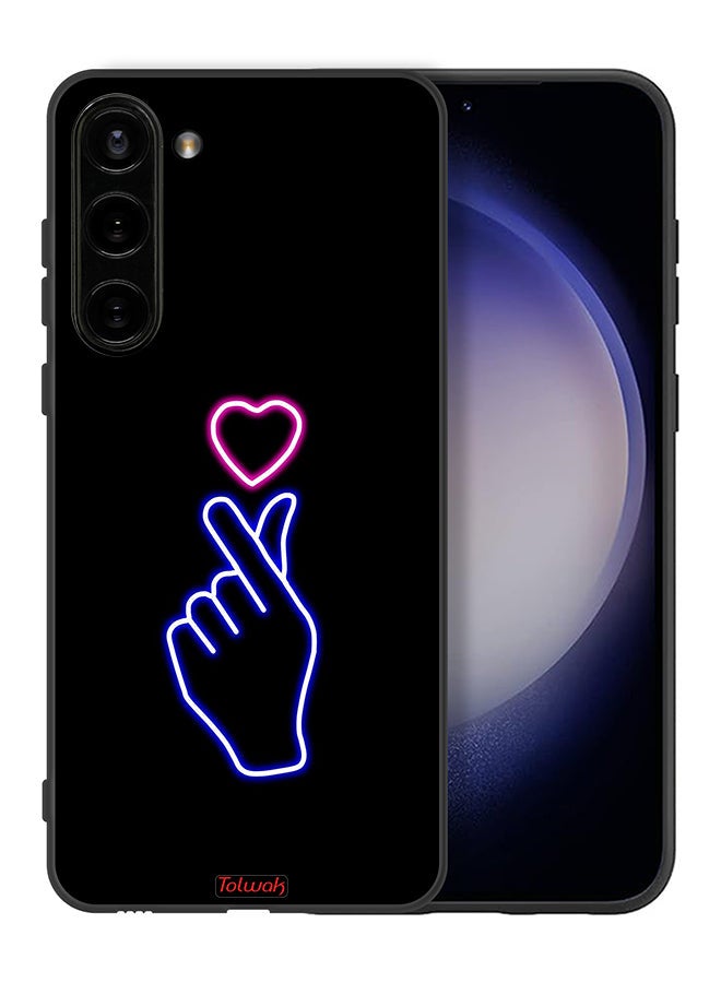 Tolwak Samsung Galaxy S23 5G Protective Case Cover Snap Heart Art - Image 2