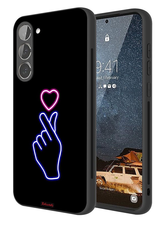 Tolwak Samsung Galaxy S23 5G Protective Case Cover Snap Heart Art - Image 1