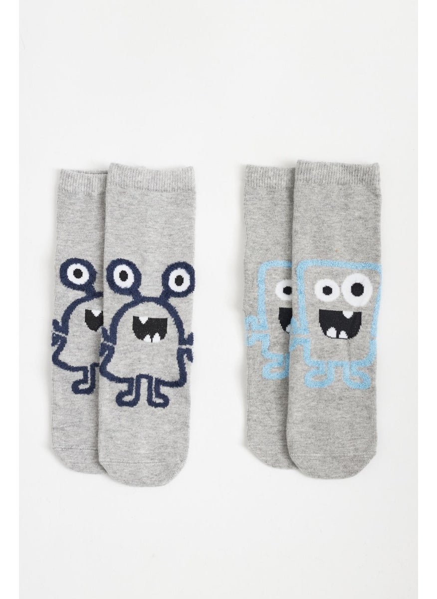 2 Pack Monster Kids Socks Blue-Navy Blue - pzsku/Z204774472CD57BC01B27Z/45/_/1725790245/b107c917-0789-4ac9-8869-b68b9ef00a37