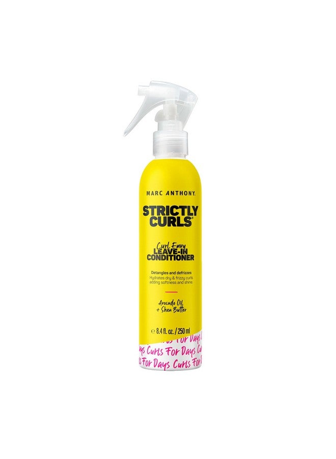 Marc Anthony Leave-In Conditioner, Strictly Curls - Shea Butter, Vitamin E & Avocado Oil Softens & Defines Coarse Curls - Sulfate-Free Anti-Frizz Styling Product For Curly, & Wavy Hair - Image 1