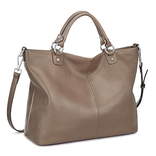 Kattee Women's Soft Leather Tote Bag, Top Satchel Purses and Handbags - Image 1
