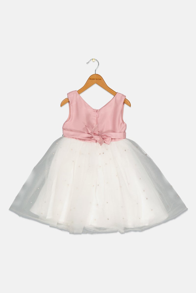 Lunamoon Kids Girl Embellished Dress, Multicolor - Image 2