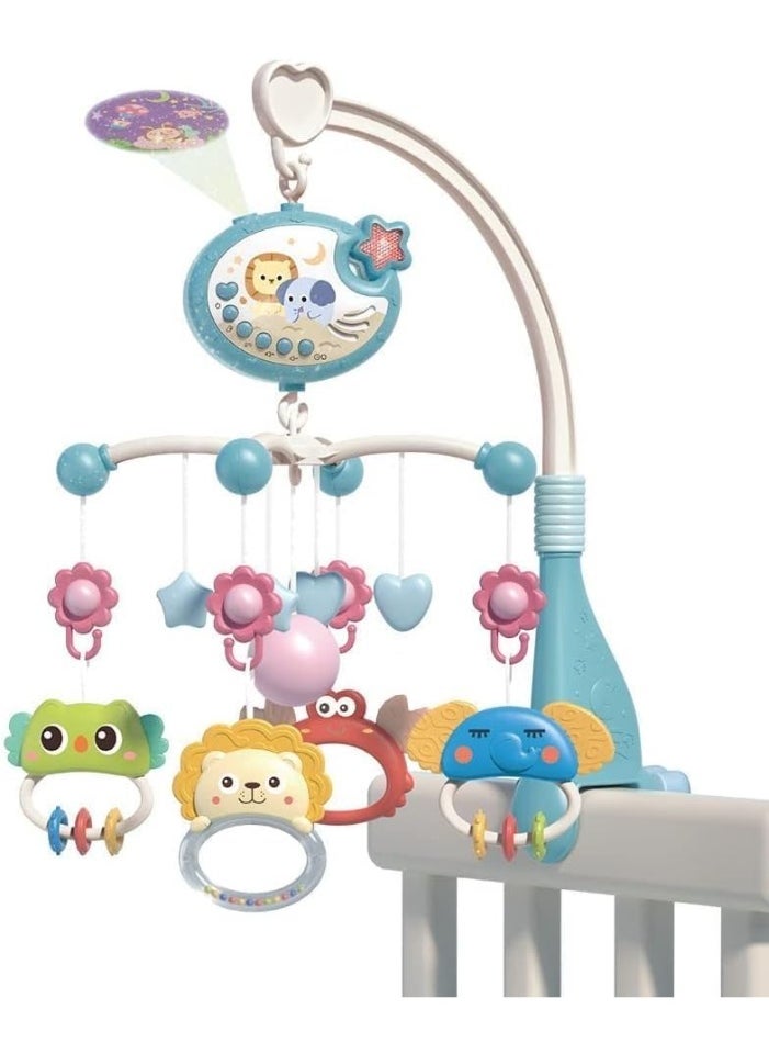 Gonice Baby Crib Mobile for Crib with Music and Lights, Remote,Moon and Star Projection, Baby Crib Toys for Boys Girls  - Image 2