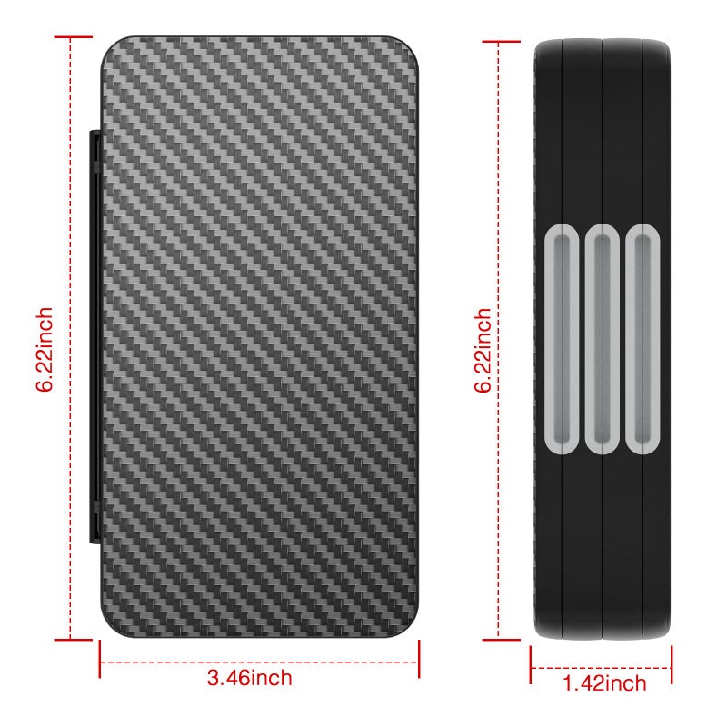 HEIYING Switch Game Card Case for Nintendo Switch 2/ OLED/Lite,Portable Travel Carry Case with 72 Game Card Slots and 24 Micro SD Cards Slots - Image 5