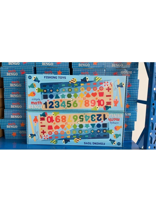 Beauenty Toys For Young Children Digital Building Blocks Early Education Jigsaw Puzzles Benefiting Intelligence Development Infants 1-2 Years Old 3 Boys Girls Baby-Color:Color Box Four-in-One Ocean Logarithmic Board  - Image 1