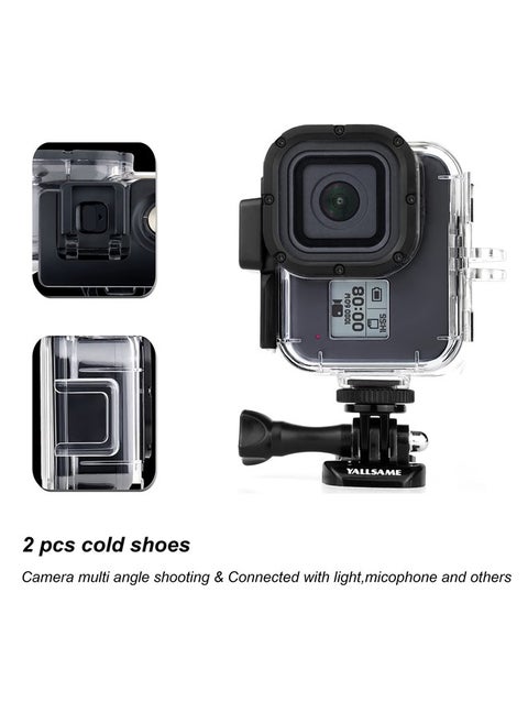Waterproof Case Housing with Dive Filters for GoPro Hero 8 Black Action Camera 60 Metres Underwater Protective Diving Accessories Kit for GoPro 8 Black