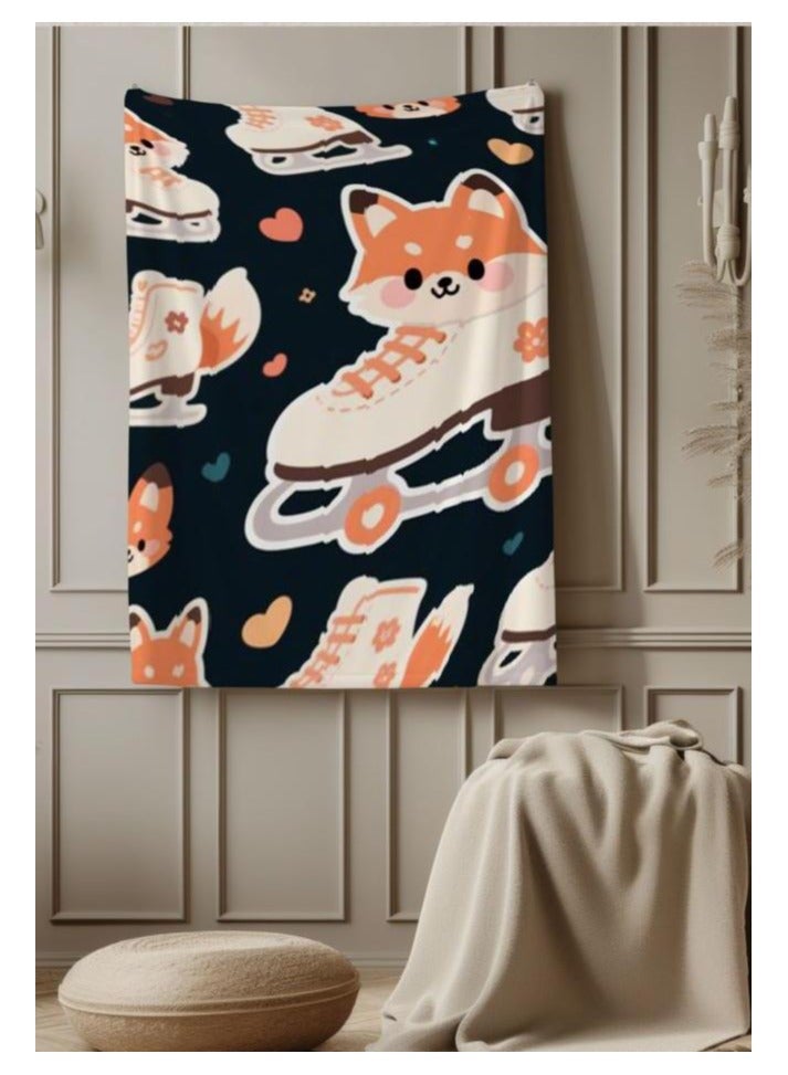 عام بطانية رقيقة من الفانيلا (دافئة ومريحة، ومناسبة للنوم واستخدام الألعاب وإزالة الغبار ومقاومة للرمل) 150 سم * 200 سم - 906 - Image 4