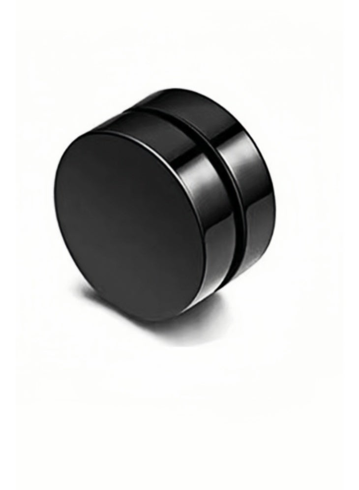 PORSTOO 1 Pair Non Pierced Earrings Magnetic Clip On Hypoallergenic Stainless Steel Minimalist Studs for Daily Wear - Image 3